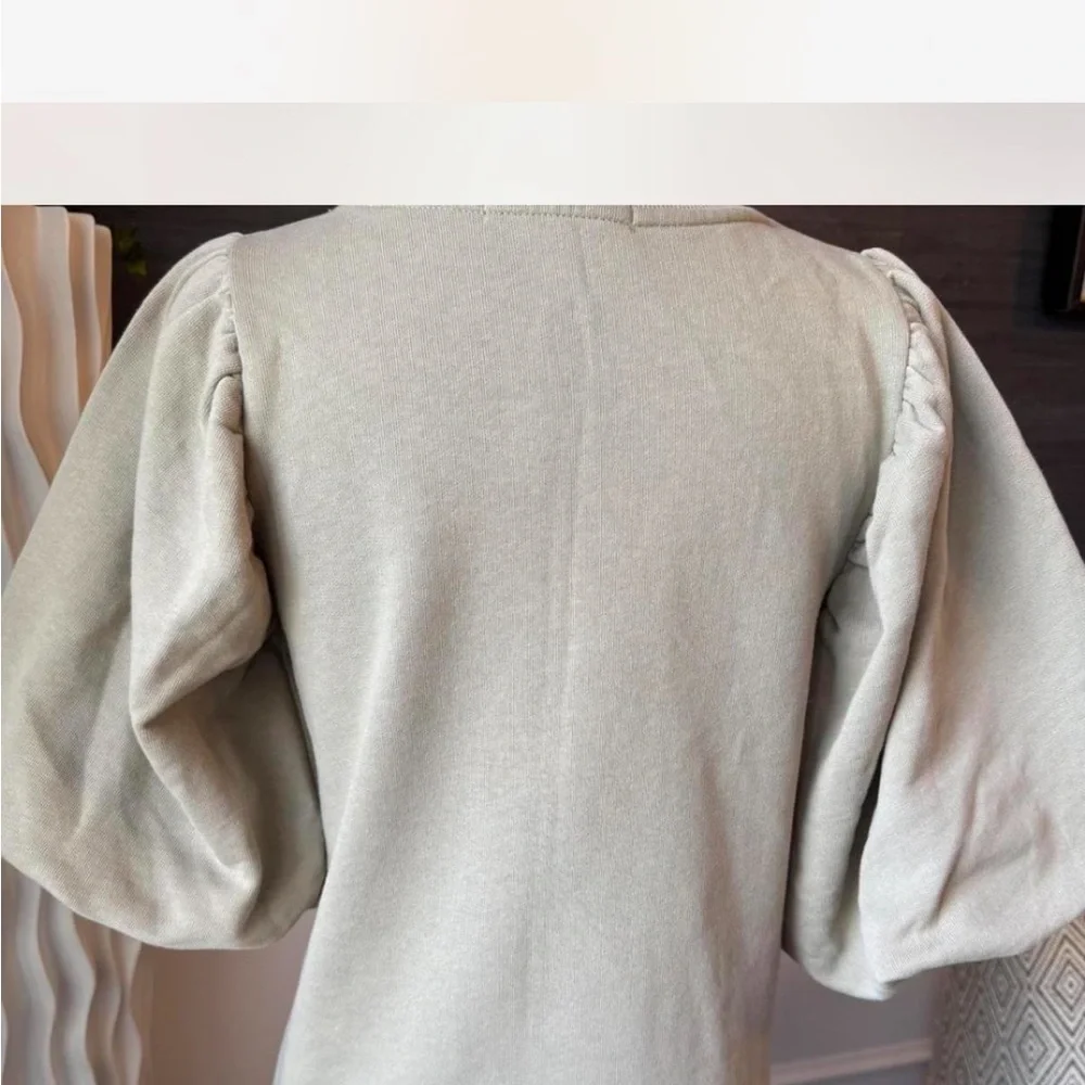 Rebecca Minkoff Tan Puff Sleeve Sheath Dress - Picture 6 of 7